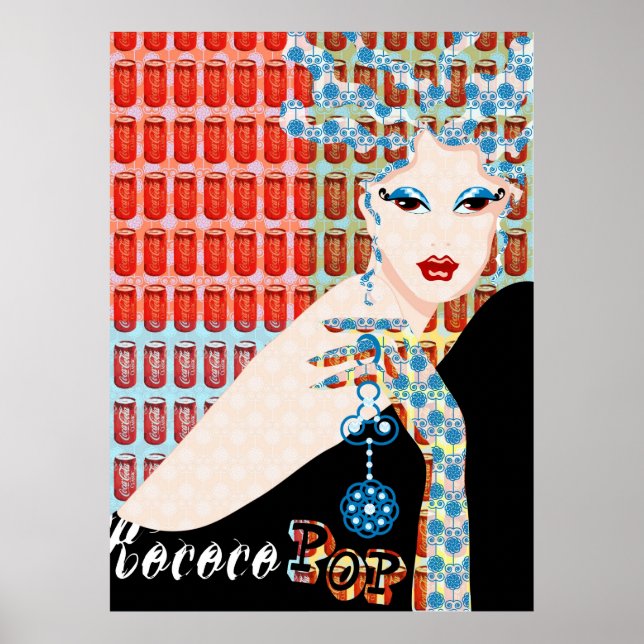 rococo pop live poster (Front)