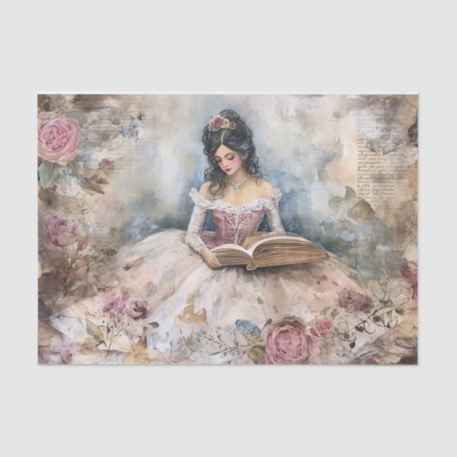 Rococo Princess Tissue Page Tissue Paper (Front)