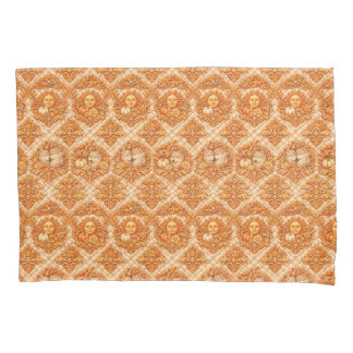 Rococo Revival Damask Nature Pattern Pillowcase