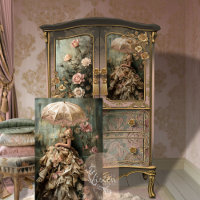 Rococo Rose Romance Portrait & Floral