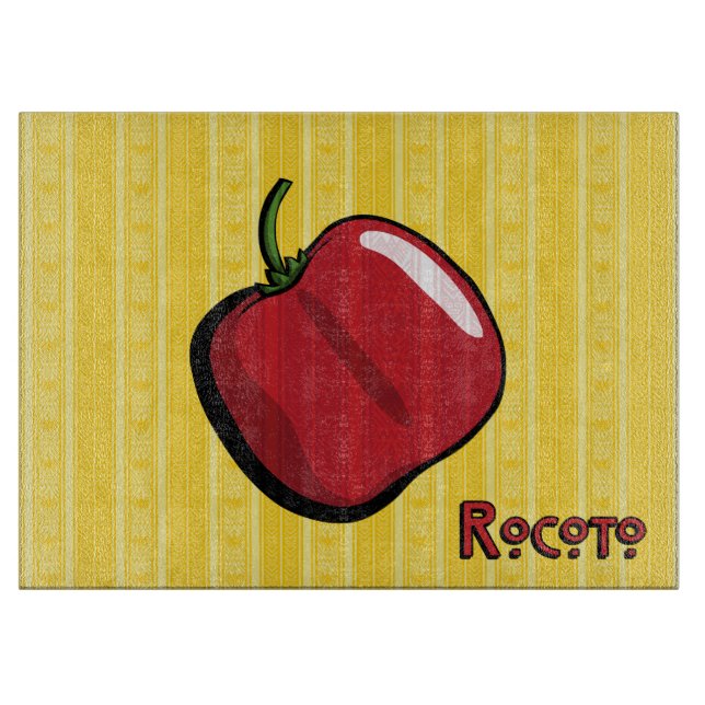 Rocoto Chilli Pepper Cutting Board (Front)