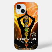 ROD ASCLEPIUS,7 CHAKRAS YOGA LOTUS POSE Yellow