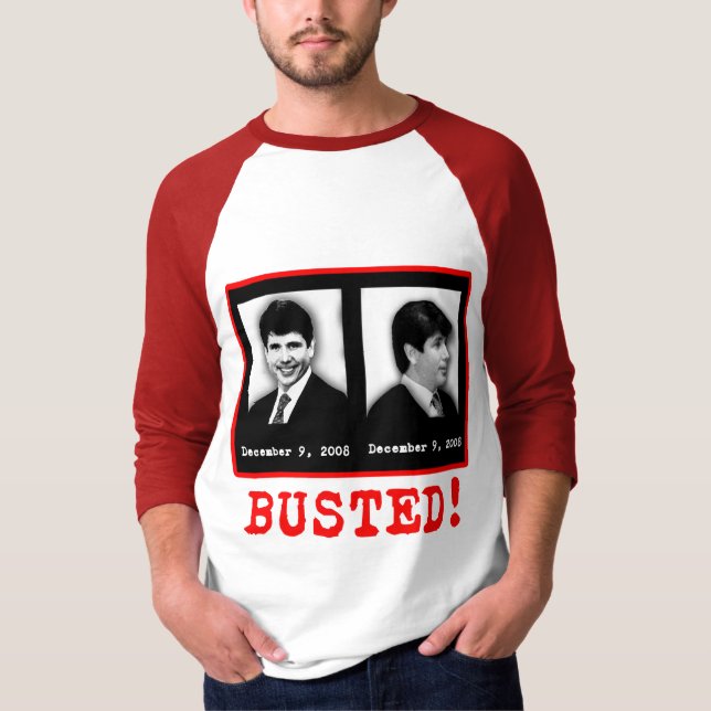 Rod Blagojevich Mugshot T-shirt (Front)