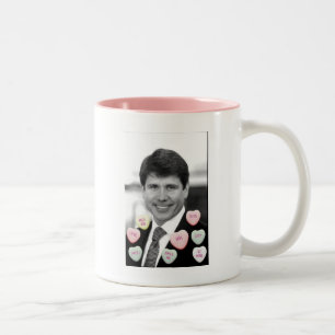 Rod Blagojevich Valentine's Day Two-Tone Coffee Mug