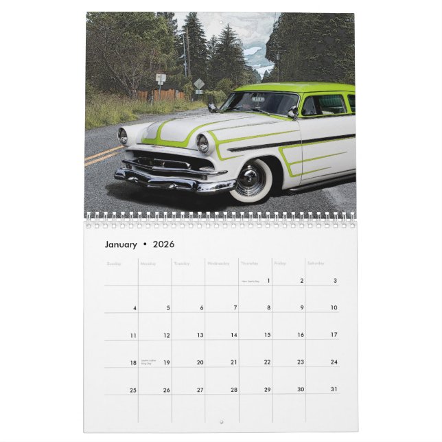 Rod& Custom 2015 Calendar (Jan 2026)