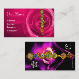 ROD OF ASCLEPIUS,7 CHAKRAS ,YOGA,SPIRITUAL ENERGY BUSINESS CARD