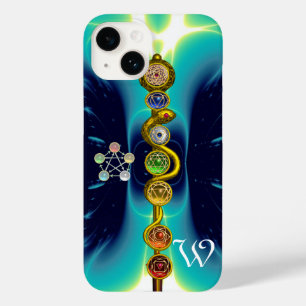 ROD OF ASCLEPIUS 7 CHAKRAS,YOGA ,SPIRITUAL ENERGY Case-Mate iPhone 14 CASE