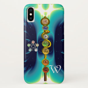 ROD OF ASCLEPIUS 7 CHAKRAS,YOGA ,SPIRITUAL ENERGY iPhone X CASE