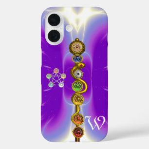 ROD OF ASCLEPIUS 7 CHAKRAS,YOGA ,SPIRITUAL ENERGY iPhone 16 CASE