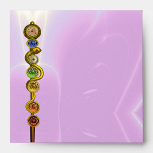 ROD OF ASCLEPIUS,7 CHAKRAS,YOGA ,SPIRITUAL ENERGY ENVELOPE