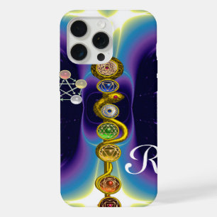ROD OF ASCLEPIUS 7 CHAKRAS,YOGA ,SPIRITUAL ENERGY iPhone 15 PRO MAX CASE
