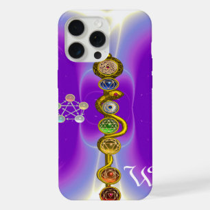 ROD OF ASCLEPIUS 7 CHAKRAS,YOGA ,SPIRITUAL ENERGY iPhone 15 PRO MAX CASE