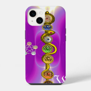 ROD OF ASCLEPIUS 7 CHAKRAS,YOGA ,SPIRITUAL ENERGY iPhone 14 CASE