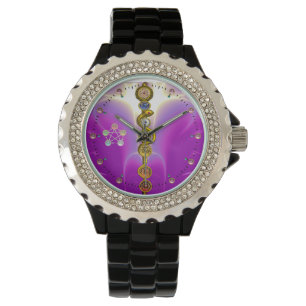 ROD OF ASCLEPIUS 7 CHAKRAS,YOGA ,SPIRITUAL ENERGY WATCH