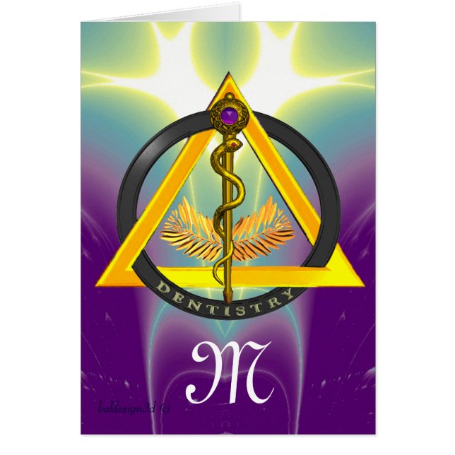 ROD OF ASCLEPIUS DENTIST DENTISTRY (Front)