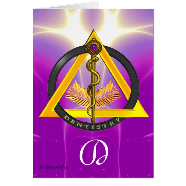 ROD OF ASCLEPIUS DENTIST DENTISTRY (Front)