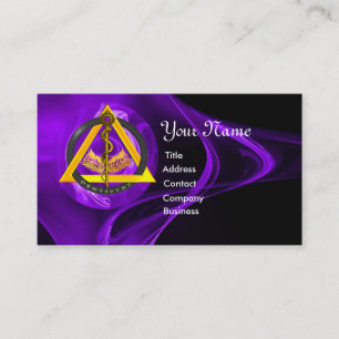ROD OF ASCLEPIUS DENTIST DENTISTRY BUSINESS CARD