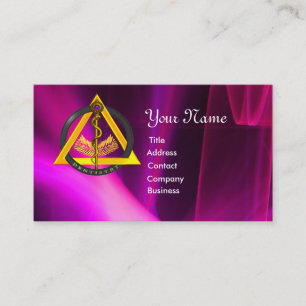 ROD OF ASCLEPIUS DENTIST DENTISTRY BUSINESS CARD