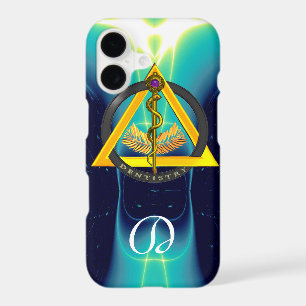 ROD OF ASCLEPIUS DENTIST DENTISTRY MONOGRAM