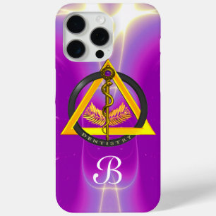 ROD OF ASCLEPIUS DENTIST DENTISTRY MONOGRAM iPhone 15 PRO MAX CASE