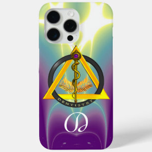 ROD OF ASCLEPIUS DENTIST DENTISTRY MONOGRAM iPhone 15 PRO MAX CASE