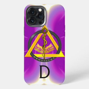 ROD OF ASCLEPIUS DENTIST DENTISTRY MONOGRAM iPhone 13 PRO MAX CASE