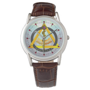 ROD OF ASCLEPIUS DENTIST DENTISTRY SYMBOL,blue Watch