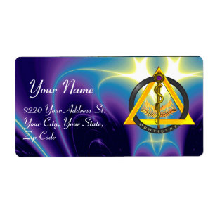 ROD OF ASCLEPIUS DENTIST DENTISTRY SYMBOL ,Purple