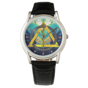 ROD OF ASCLEPIUS DENTIST DENTISTRY SYMBOL, Teal Watch