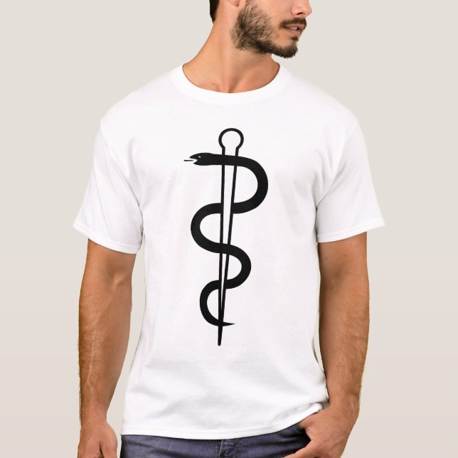 Rod of Asclepius T-Shirt (Front)
