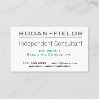 Rodan and Fields Business Card