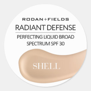 Rodan and Fields Radiant Defence Stickers Shell