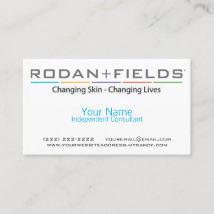 Rodan & Fields Business Card