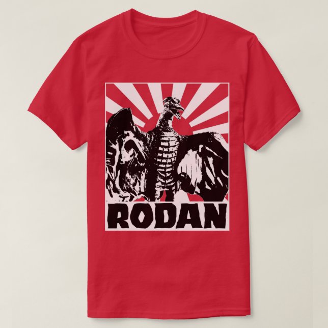 RODAN Rising sun for red tees (Design Front)