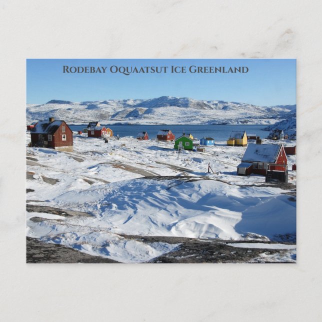 Rodebay Oqaatsut Greenland Postcard (Front)