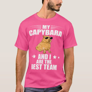 Rodent Animal My Capybara And I Best Team Capybara T-Shirt