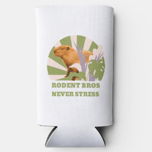 Rodent Bros Never Stress Capybara Seltzer Can Cooler