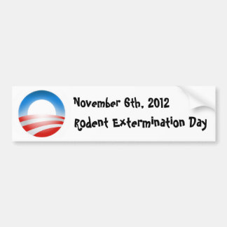 Rodent Extermination Day 2012 Bumper Sticker