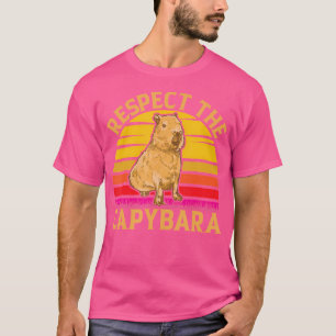 Rodent Respect The Capybara Cute Capybara T-Shirt
