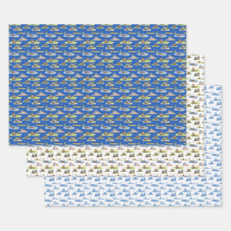 Rodent Toile Wrapping Paper Sheet