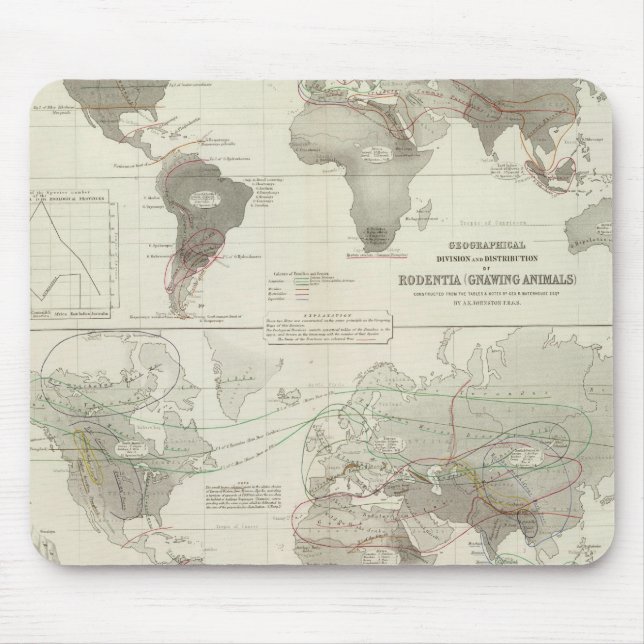 Rodentia, Ruminantia Mouse Mat (Front)