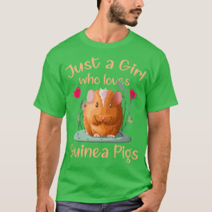Rodents Guinea Pig Wheek Wheekls Skinny Pig Cavies T-Shirt