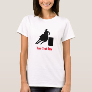 Rodeo Barrel Racing Silhouette T-Shirt
