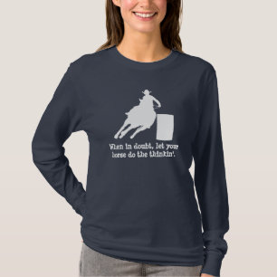 Rodeo Barrel Racing Silhouette T-Shirt