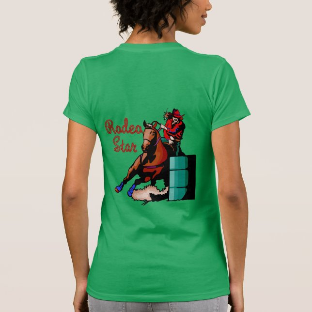 Rodeo Barrel Racing T-Shirt (Back)