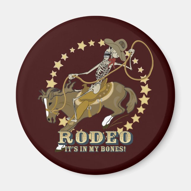 Rodeo Bones Magnet (Front)