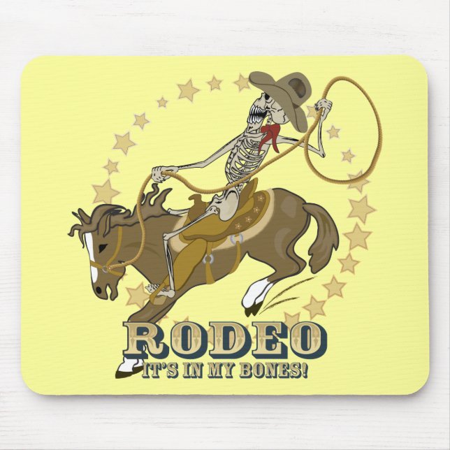 Rodeo Bones Mouse Mat (Front)