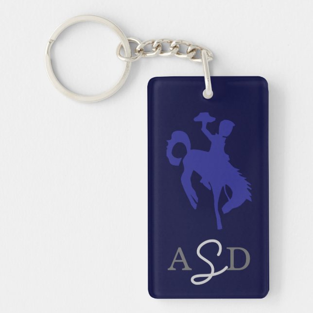 Rodeo boy monogram key ring (Front)