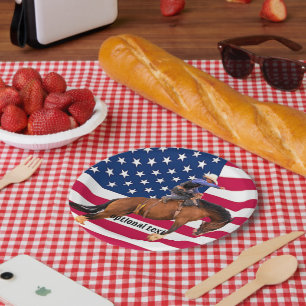 Rodeo Bronc Riding Paper Plates