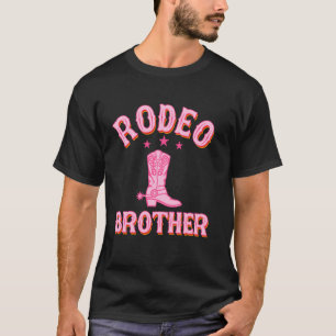 Rodeo Brother 1st First Birthday Cowgirl Western R T-Shirt